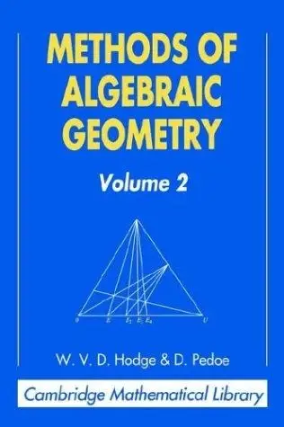 Cover of Methods of Algebraic Geometry