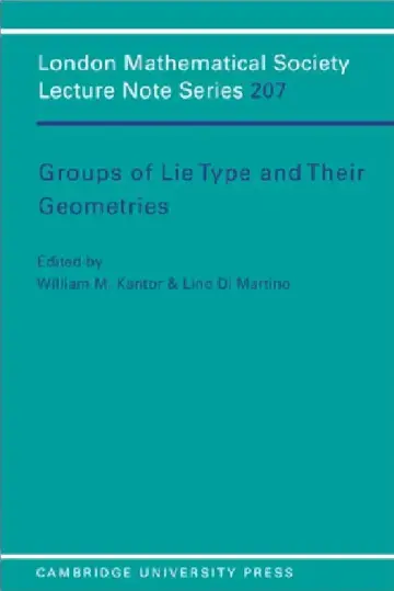 Cover of Groups of Lie Type and Their Geometries