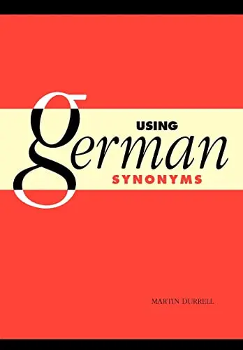 Cover of Using German Synonyms