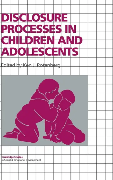 Cover of Disclosure Processes in Children and Adolescents