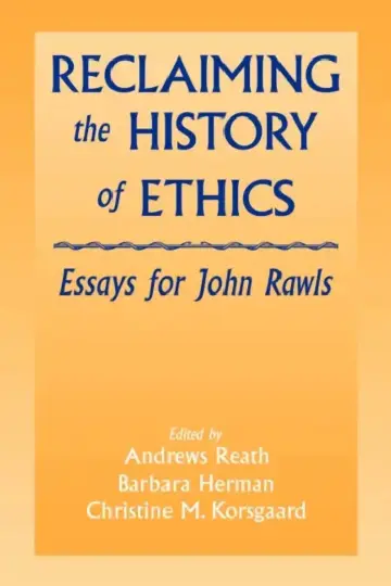 Cover of Reclaiming the History of Ethics