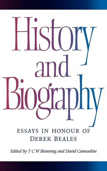 Cover of History and Biography