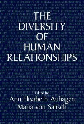 Cover of The Diversity of Human Relationships