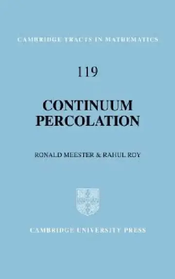Cover of Continuum Percolation
