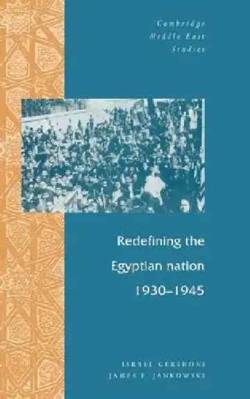 Cover of Redefining the Egyptian Nation, 1930 1945