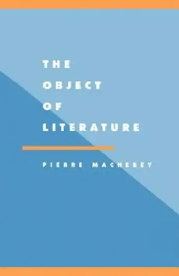 Cover of The Object of Literature