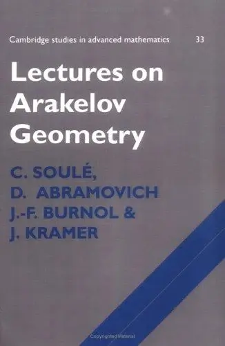 Cover of Lectures on Arakelov Geometry