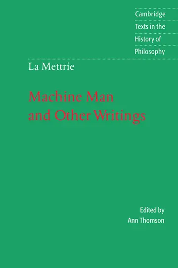 Cover of La Mettrie