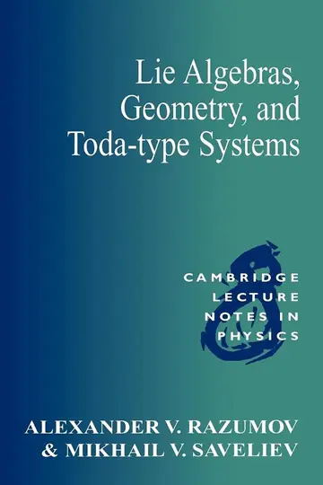 Cover of Lie Algebras, Geometry, and Toda-Type Systems