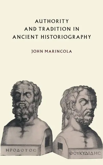 Cover of Authority and Tradition in Ancient Historiography