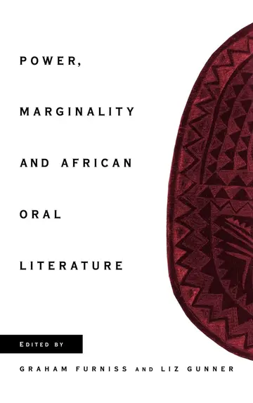 Cover of Power, Marginality and African Oral Literature