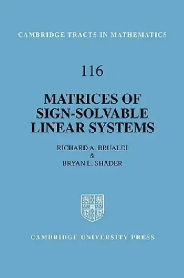 Cover of Matrices of Sign-Solvable Linear Systems
