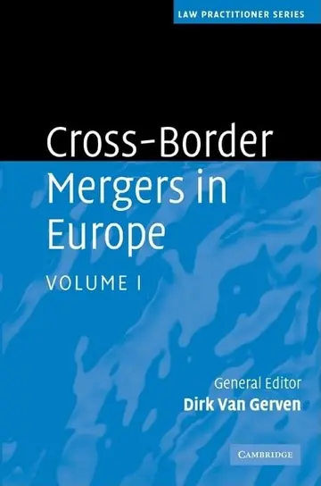 Cover of Cross-Border Mergers in Europe (1)