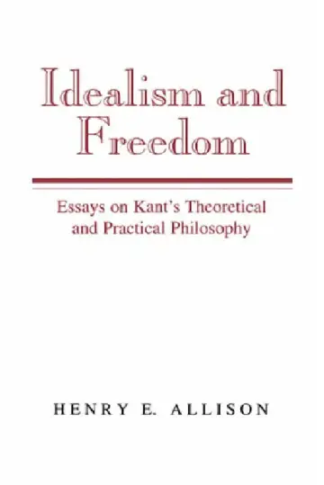 Cover of Idealism and Freedom