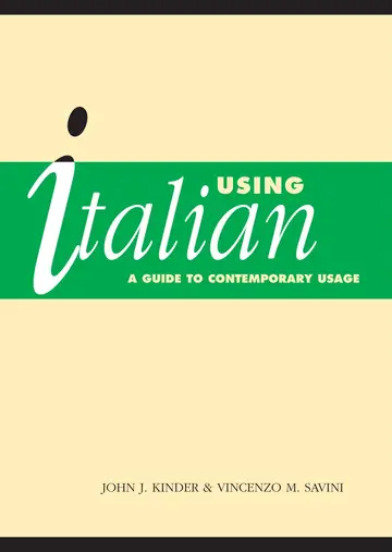 Cover of Using Italian