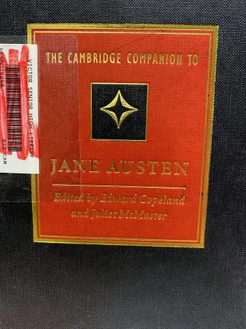 Cover of The Cambridge Companion to Jane Austen
