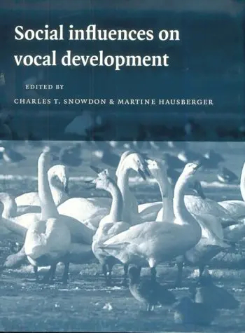 Cover of Social Influences on Vocal Development