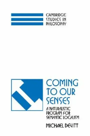Cover of Coming to our Senses