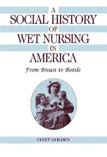Cover of A Social History of Wet Nursing in America