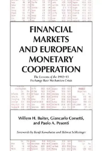 Cover of Financial Markets and European Monetary Cooperation
