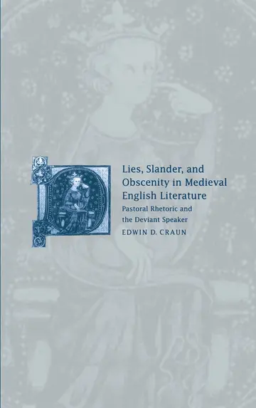 Cover of Lies, Slander and Obscenity in Medieval English Literature