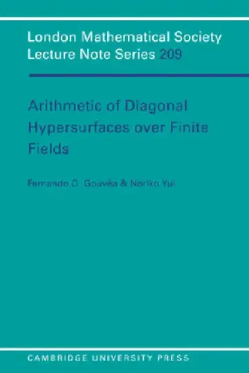 Cover of Arithmetic of Diagonal Hypersurfaces Over Finite Fields