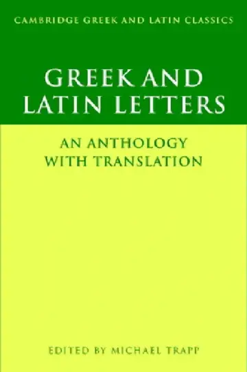 Cover of Greek and Latin Letters