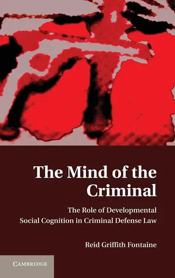 Cover of The Mind of the Criminal