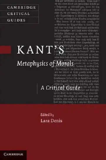 Cover of Kant's 'Metaphysics of Morals'