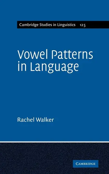 Cover of Vowel Patterns in Language