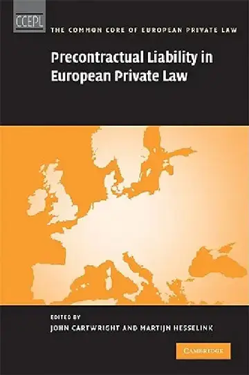 Cover of Precontractual Liability in European Private Law