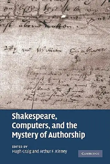 Cover of Shakespeare, Computers, and the Mystery of Authorship