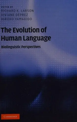 Cover of The Evolution of Human Language