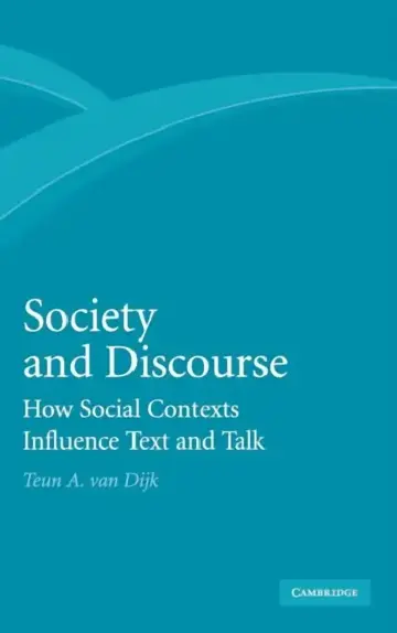 Cover of Society and Discourse