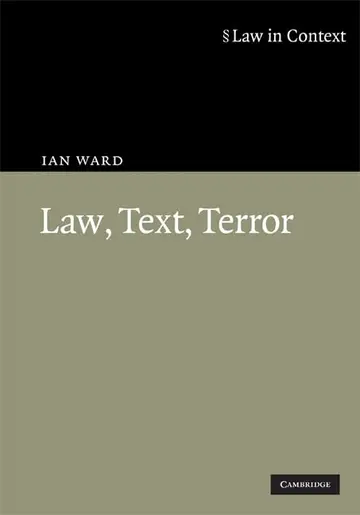 Cover of Law, Text, Terror