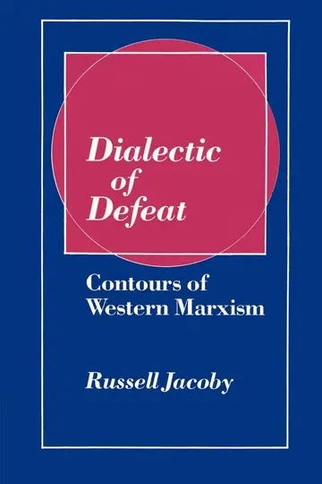 Cover of Dialectic of Defeat