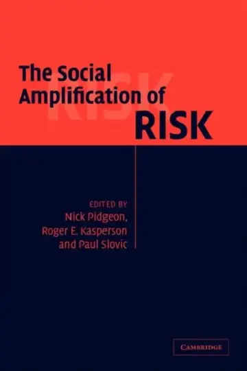 Cover of The Social Amplification of Risk