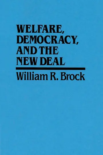 Cover of Welfare, Democracy and the New Deal