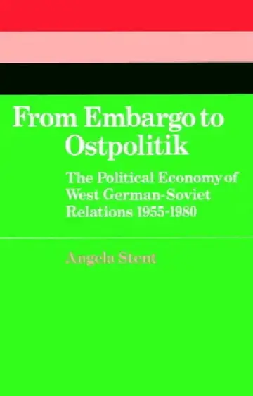 Cover of From Embargo to Ostpolitik