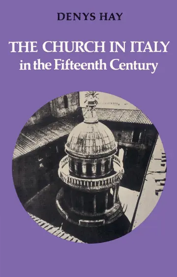 Cover of The Church in Italy in the Fifteenth Century