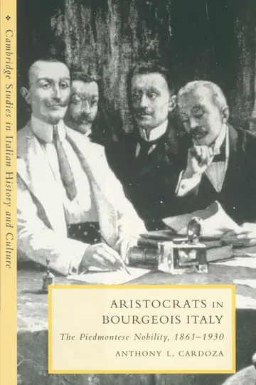 Cover of Aristocrats in Bourgeois Italy