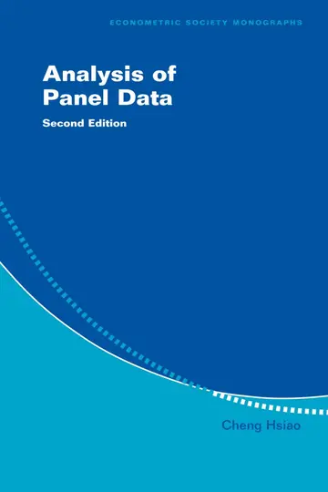 Cover of Analysis of Panel Data