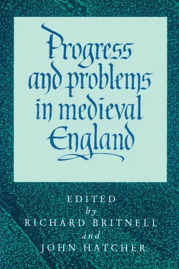 Cover of Progress and Problems in Medieval England