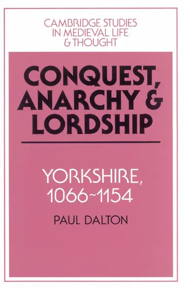 Cover of Conquest, Anarchy and Lordship