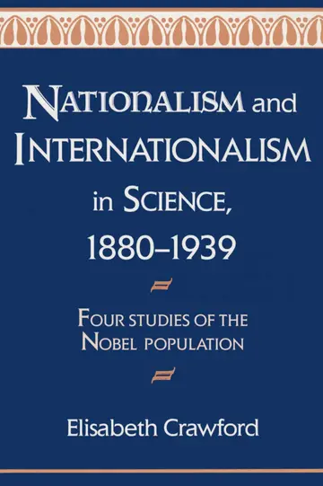 Cover of Nationalism and Internationalism in Science, 1880–1939