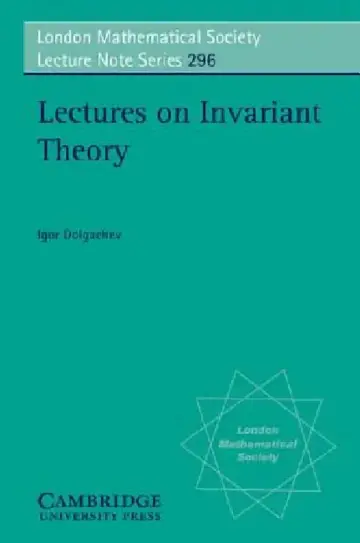 Cover of Lectures on Invariant Theory