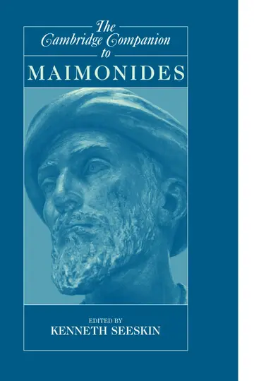 Cover of The Cambridge Companion to Maimonides