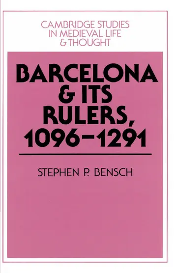 Cover of Barcelona and its Rulers, 1096–1291