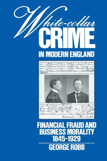 Cover of White-Collar Crime in Modern England