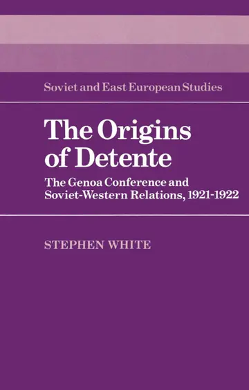 Cover of The Origins of Detente